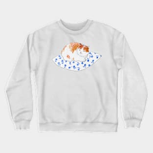 Sarcastic cat on the Pillow Crewneck Sweatshirt